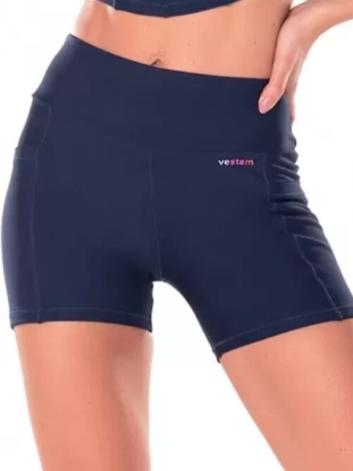 Shorts com Bolsos Sunny Marinho Escuridao