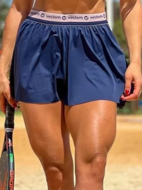 Shorts Running Bounce Marinho Escuridao