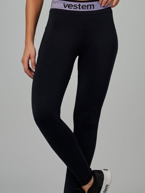 Legging Fusô Elástico Hera Preto
