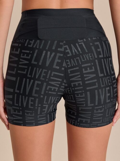 Shorts Fit LIVE - Black White