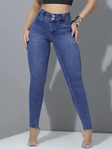 Calça Jeans Médio Feminina