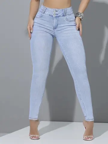 Calça Jeans Claro Feminina