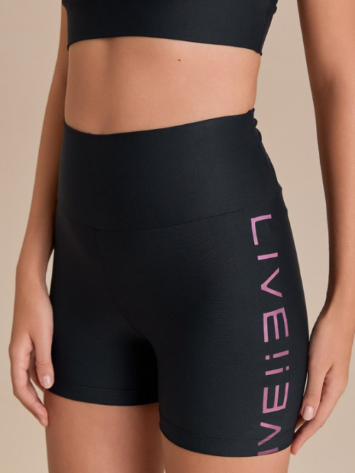 Shorts Fit LIVE! Icon Termocrômico Black Pink