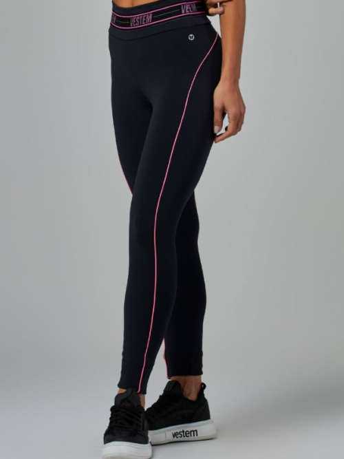 Legging Fusô Elástico Impulse Preto