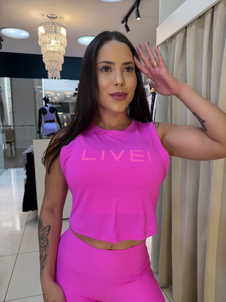 Regata Cropped LIVE! Comfort Pop