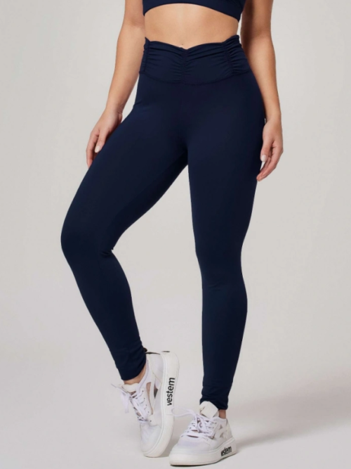 Legging Cós Fru Fru Marinho Escuridão