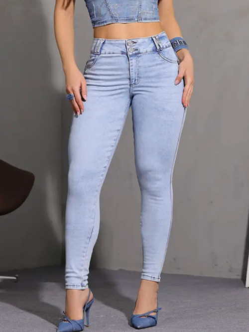 Calça Skinny Realçadora e Casual com Modelagem Ajustada Pit Bull Jeans Premium