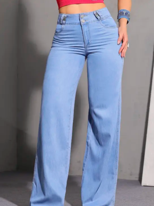 Calça Wide Leg Casual e Versátil com Caimento Elegante Pit Bull Jeans Premium